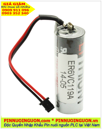 Pin Toshiba ER6YC119A11-11; Pin nuôi nguồn Toshiba ER6YC119A11-11 lithium 3.6v AA 2000mAh _Xuất xứ Nhật